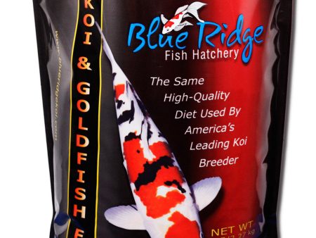 Blue Ridge Fish Hatchery Growth Formula Pellet Fish Food for Koi and Goldfish 1ea 5 lb, LG on Sale