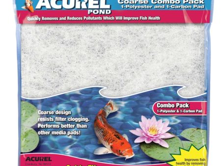 Acurel Coarse Combo Pack Polyester & Carbon Media Pad 1ea 12 In X 12 in, 2 pk Online Sale