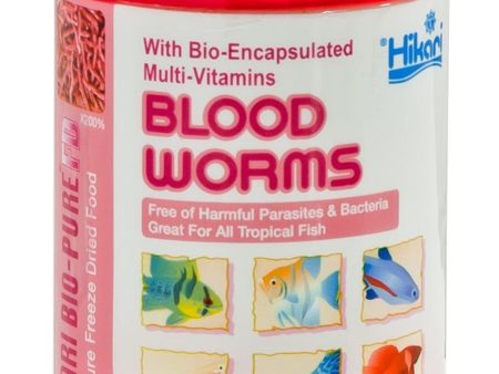 Hikari USA Bio-Pure Bloodworms Freeze Dried Fish Food 1ea 0.42 oz For Discount