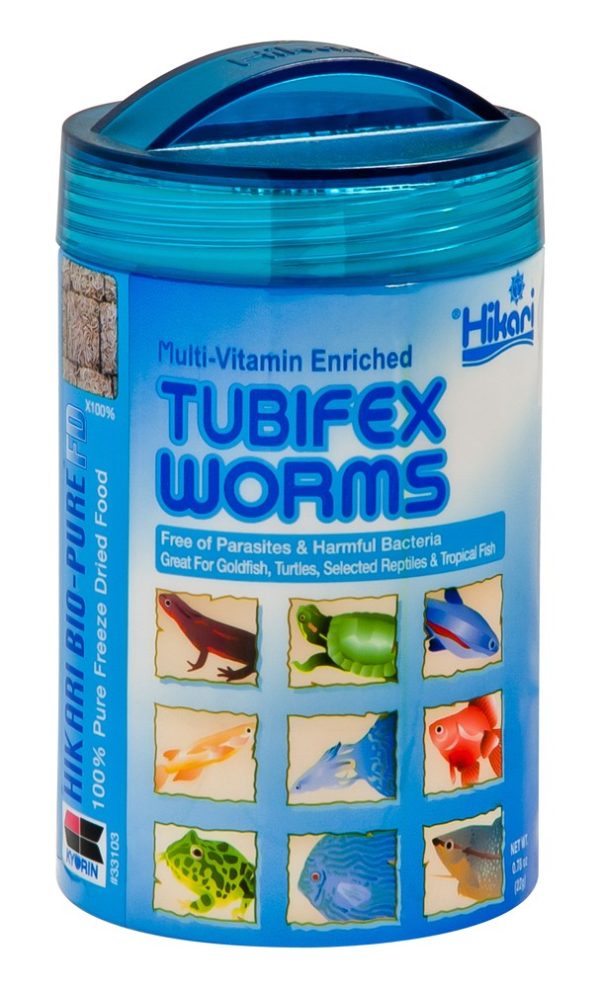 Hikari USA Bio-Pure Tubifex Worms Freeze Dried Fish Food 1ea 0.78 oz Online Hot Sale