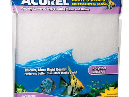 Acurel Cut to Fit Poly Fiber Filter Media Pad White 1ea 18 In X 10 in Online now