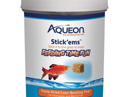 Aqueon Stick ems Freeze-Dried Color Boosting Treat 1ea 0.42 oz For Sale