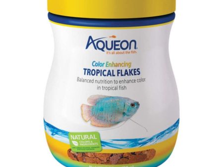 Aqueon Tropical Flakes Color Enhancing 1ea 1.02 oz Color Cheap