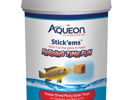 Aqueon Stick ems Freeze-Dried Picky Eater Treat 1ea 0.42 oz Cheap