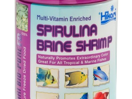 Hikari USA Bio-Pure Spirulina Brine Shrimp Freeze Dried Fish Food 1ea 0.42 oz For Sale