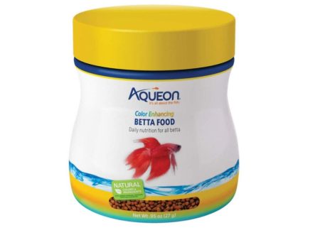 Aqueon Betta Food Color Enhancing 1ea Floating Pellet, .95 oz Discount