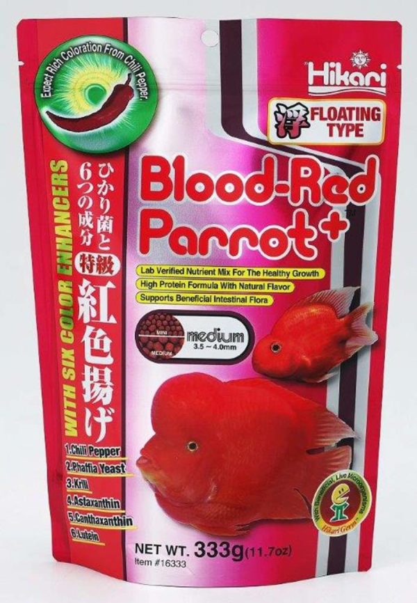 Hikari USA Blood-Red Parrot+ Floating Fish Food 1ea 11.7 oz, MD on Sale