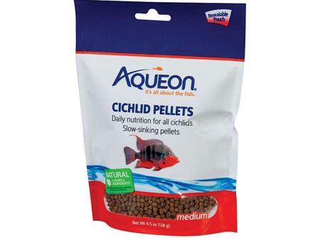 Aqueon Cichlid Food 1ea Medium 4.5 oz Cheap