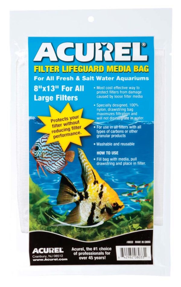 Acurel Filter Lifeguard Media Bag White 1ea 8 In X 13 in Online now