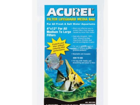 Acurel Filter Lifeguard Media Bag White 1ea 4 In X 12 in Online Hot Sale