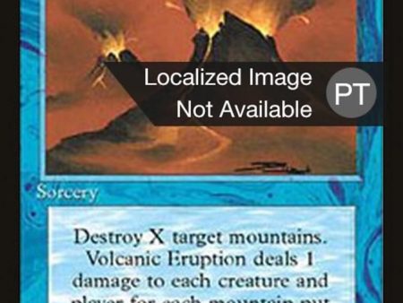 Volcanic Eruption [Fourth Edition (Foreign Black Border)] Sale