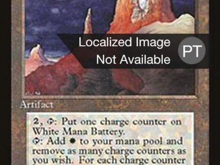 White Mana Battery [Fourth Edition (Foreign Black Border)] For Cheap