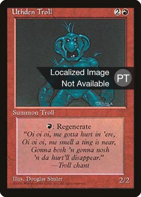 Uthden Troll [Fourth Edition (Foreign Black Border)] Supply