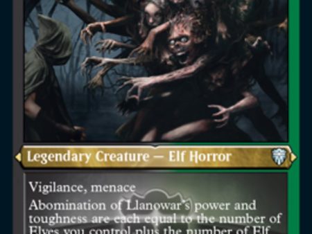 Abomination of Llanowar (Etched) [Commander Legends] Discount