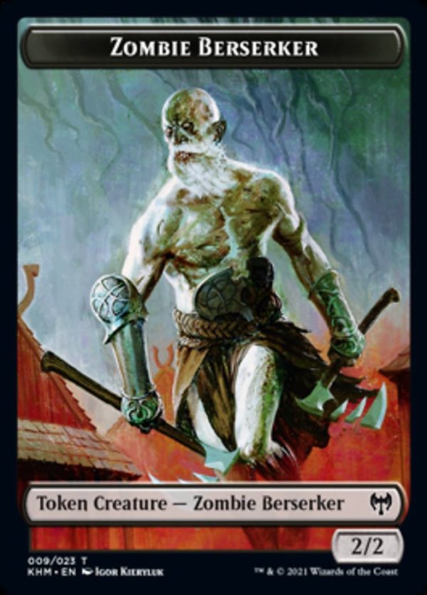 Zombie Berserker Token [Kaldheim Tokens] Sale