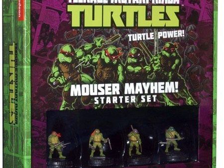 Heroclix Teenage mutant ninja turtles Set 1 Starter Mouser Mayhem on Sale