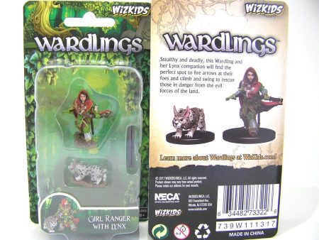 Wardling Painted Miniatures : Girl Ranger & Lynx For Cheap