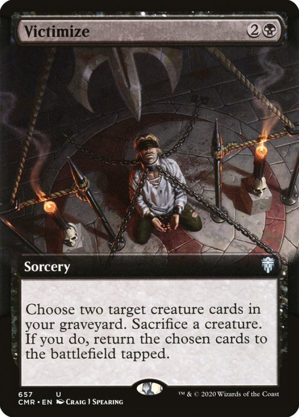 Victimize (Extended Art) [Commander Legends] on Sale