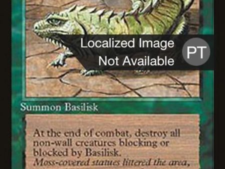 Thicket Basilisk [Fourth Edition (Foreign Black Border)] Hot on Sale