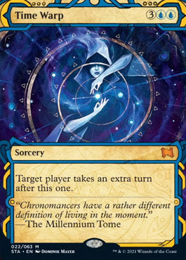 Time Warp (Foil Etched) [Strixhaven: School of Mages Mystical Archive] For Cheap