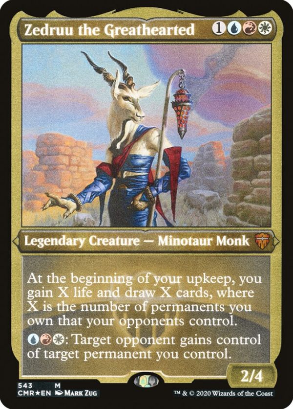 Zedruu the Greathearted (Etched) [Commander Legends] Cheap