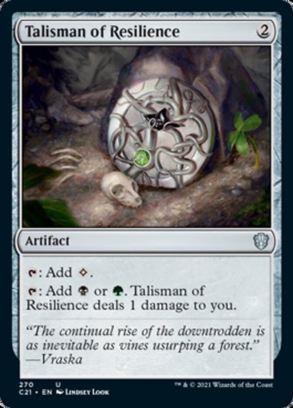 Talisman of Resilience [Commander 2021] For Discount