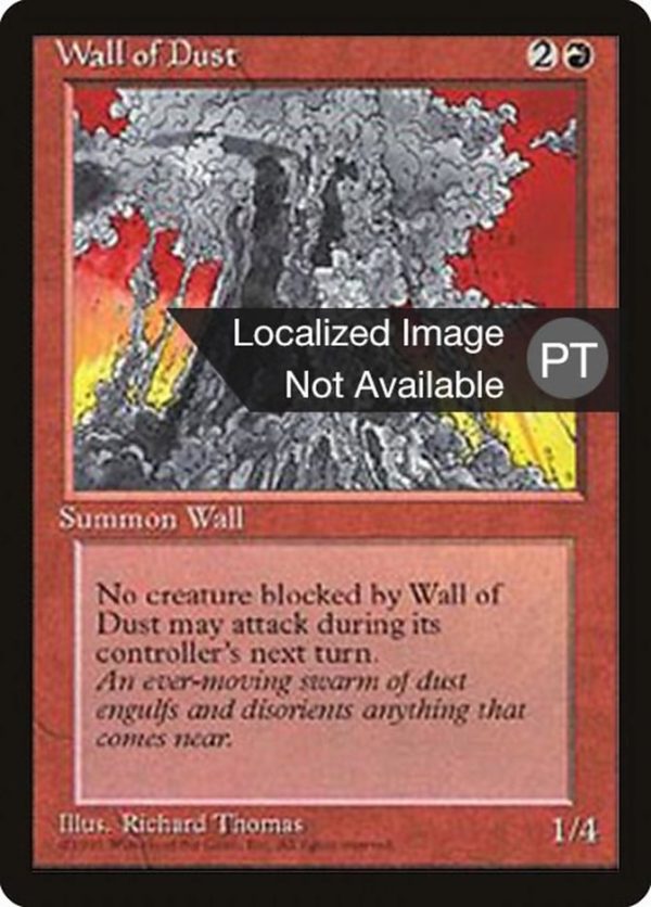 Wall of Dust [Fourth Edition (Foreign Black Border)] Discount