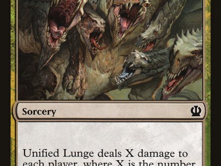 Unified Lunge [Theros Face the Hydra] Hot on Sale