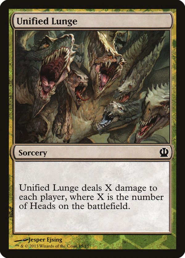 Unified Lunge [Theros Face the Hydra] Hot on Sale