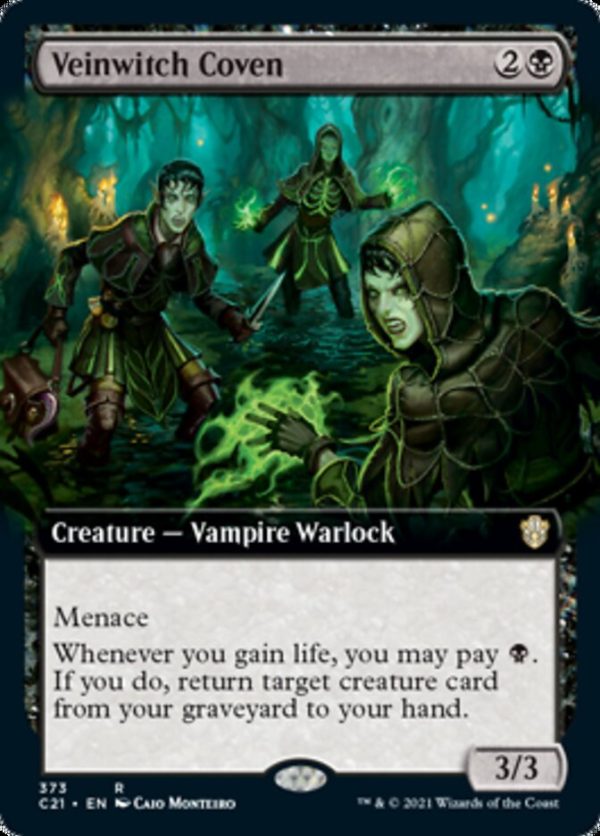 Veinwitch Coven (Extended Art) [Commander 2021] For Cheap