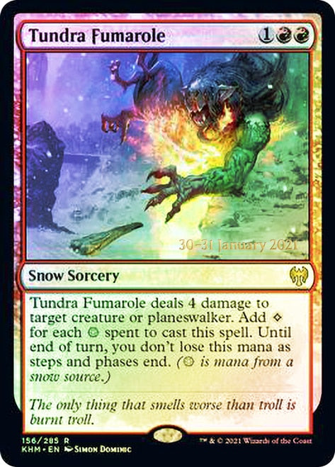 Tundra Fumarole [Kaldheim Prerelease Promos] Fashion