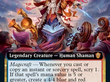 Zaffai, Thunder Conductor (Extended Art) [Commander 2021] Hot on Sale