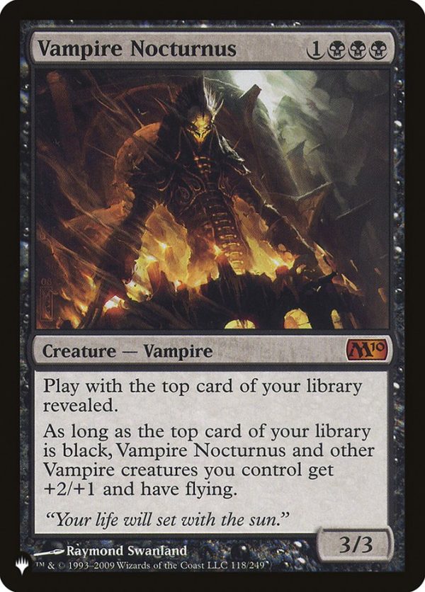 Vampire Nocturnus [The List] on Sale