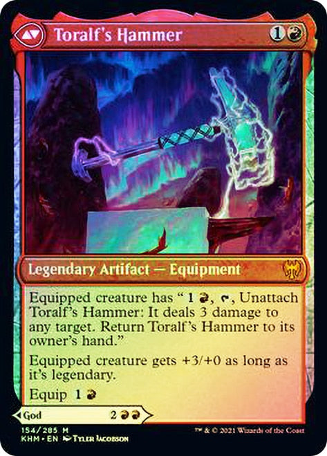 Toralf, God of Fury    Toralf s Hammer [Kaldheim Prerelease Promos] Online Hot Sale