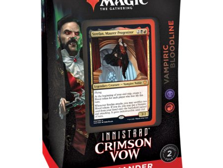 MTG Innistrad Crimson Vow Commander Deck - Vampiric Bloodline Online now