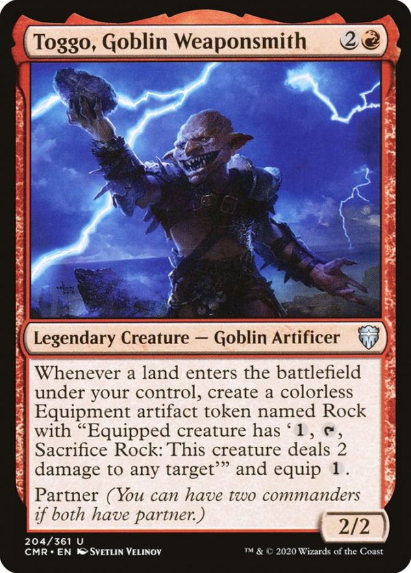 Toggo, Goblin Weaponsmith [Commander Legends] Online now