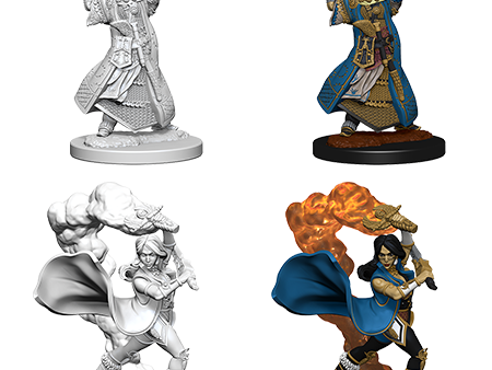 Pathfinder Deep Cuts Unpainted Miniatures: Human Female Cleric Online Sale