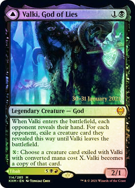 Valki, God of Lies    Tibalt, Cosmic Impostor [Kaldheim Prerelease Promos] Online Hot Sale