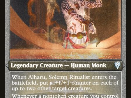 Alharu, Solemn Ritualist (Etched) [Commander Legends] Discount