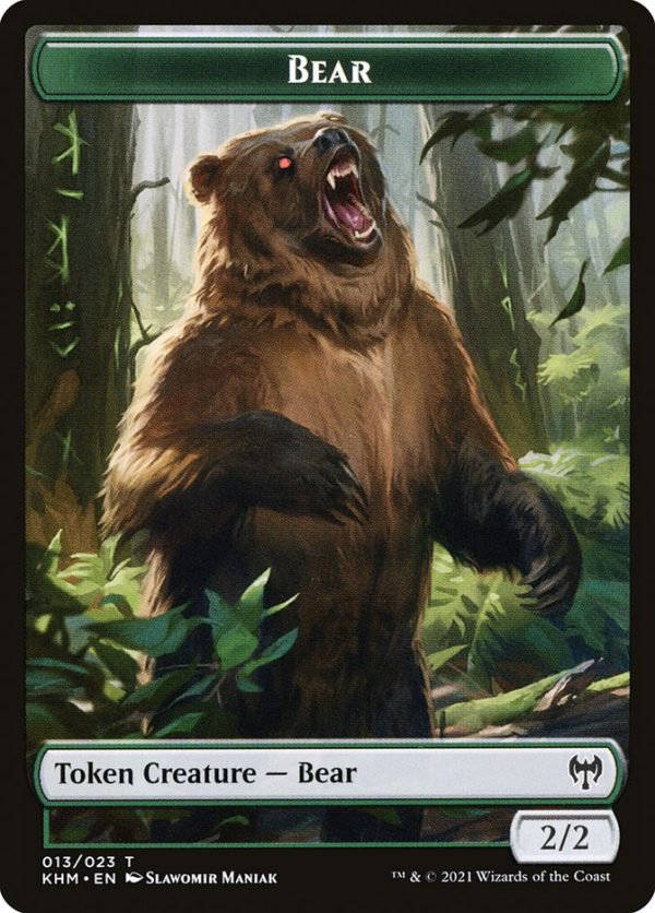 Treasure    Bear Double-Sided Token [Kaldheim Tokens] For Cheap