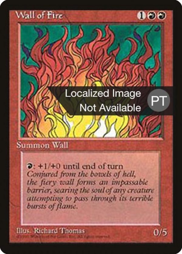 Wall of Fire [Fourth Edition (Foreign Black Border)] Discount