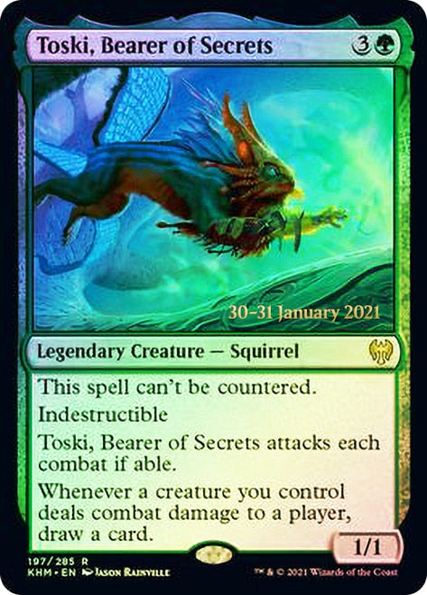 Toski, Bearer of Secrets [Kaldheim Prerelease Promos] Sale