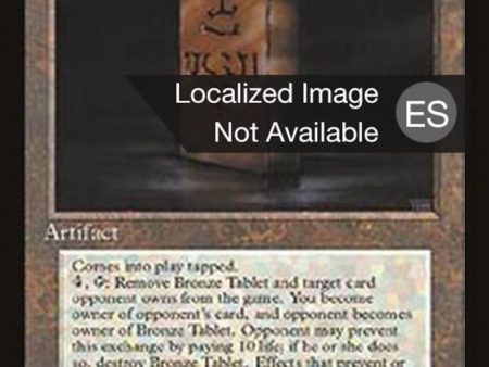 Bronze Tablet [Fourth Edition (Foreign Black Border)] on Sale