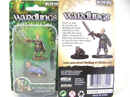 Wardling Painted Miniatures : Boy Fighter & Battle Dog For Cheap