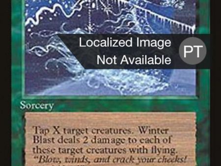 Winter Blast [Fourth Edition (Foreign Black Border)] For Cheap