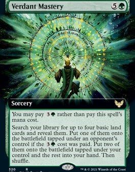 Verdant Mastery (Extended Art) [Strixhaven: School of Mages] Hot on Sale