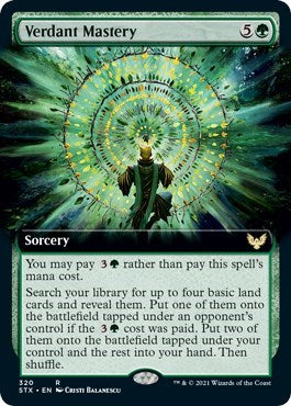 Verdant Mastery (Extended Art) [Strixhaven: School of Mages] Hot on Sale