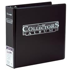 Ultra-Pro Collectors 3 Ring binder - Black on Sale