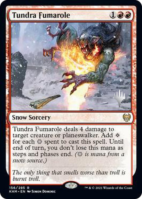 Tundra Fumarole (Promo Pack) [Kaldheim Promos] For Discount