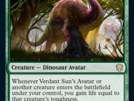 Verdant Sun s Avatar [Commander 2021] on Sale